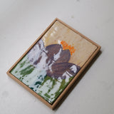 Tableau "Villequier n°04" - 15x21cm - Faience de Samantha Kerdine pour Brutal Ceramics