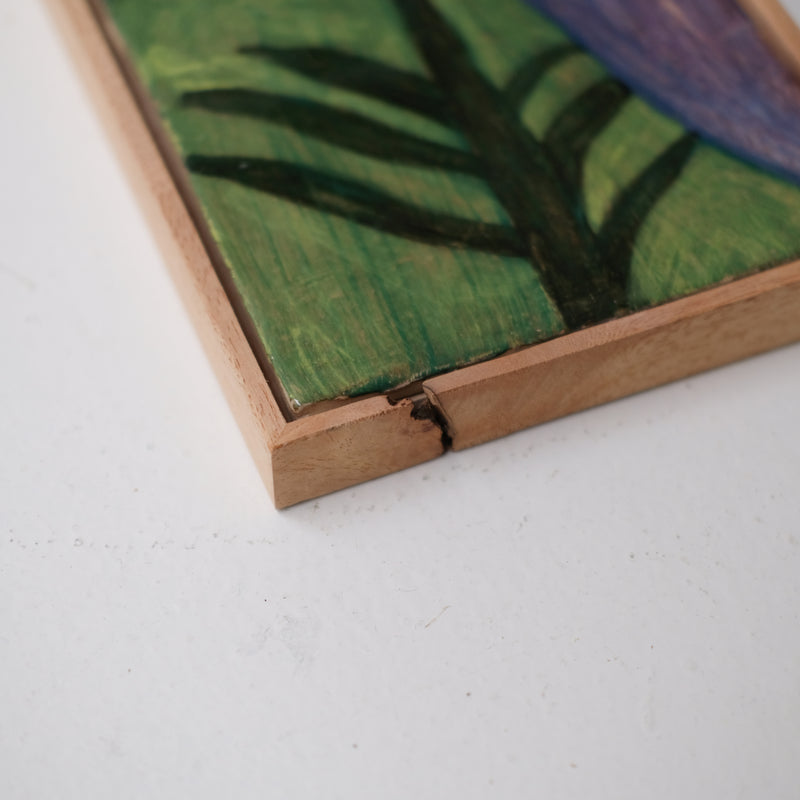 Tableau "Villequier n°01" - 15x21cm - Faience de Samantha Kerdine pour Brutal Ceramics