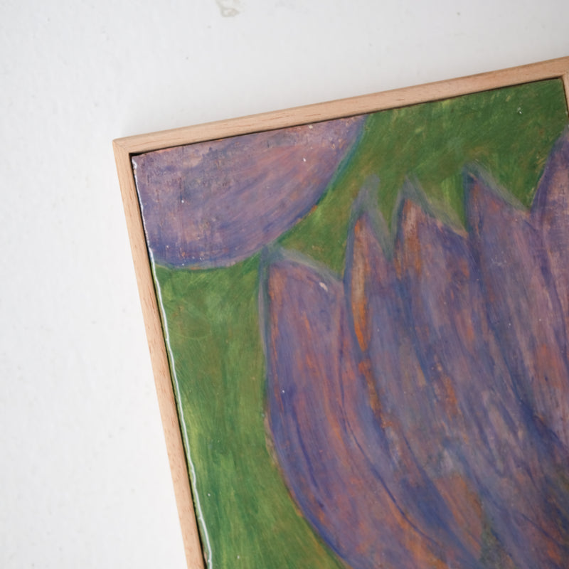 Tableau "Villequier n°03" - 15x21cm - Faience de Samantha Kerdine pour Brutal Ceramics