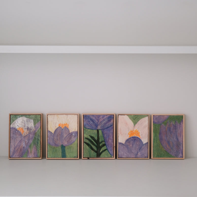 Tableau "Villequier n°03" - 15x21cm - Faience de Samantha Kerdine pour Brutal Ceramics