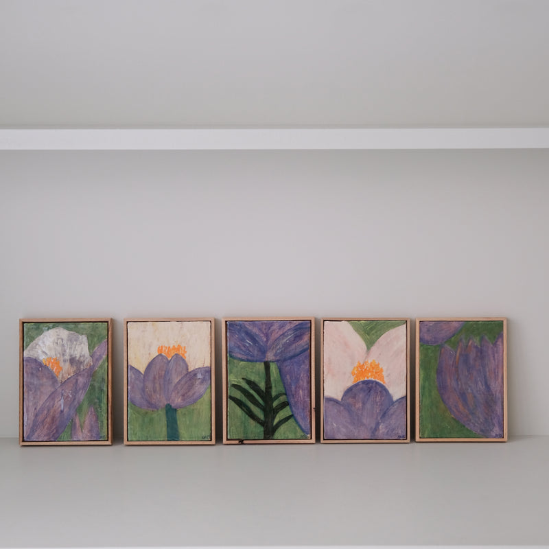 Tableau "Villequier n°01" - 15x21cm - Faience de Samantha Kerdine pour Brutal Ceramics