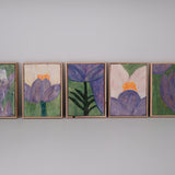 Tableau "Villequier n°04" - 15x21cm - Faience de Samantha Kerdine pour Brutal Ceramics