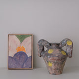 Tableau "Villequier n°05" - 15x21cm - Faience de Samantha Kerdine pour Brutal Ceramics