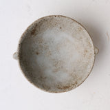 Bol à oreilles en grès D 11,5cm - blanc grisé de Sonia Deleani chez Brutal Ceramics