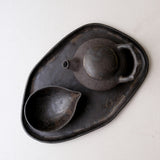 Verseuse en grès 100ml - noir mat de Sonia Deleani chez Brutal Ceramics