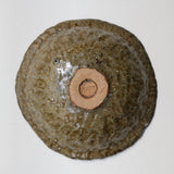 Bol en terre recoltée D 22cm - vert brillant de Potry chez Brutal Ceramics