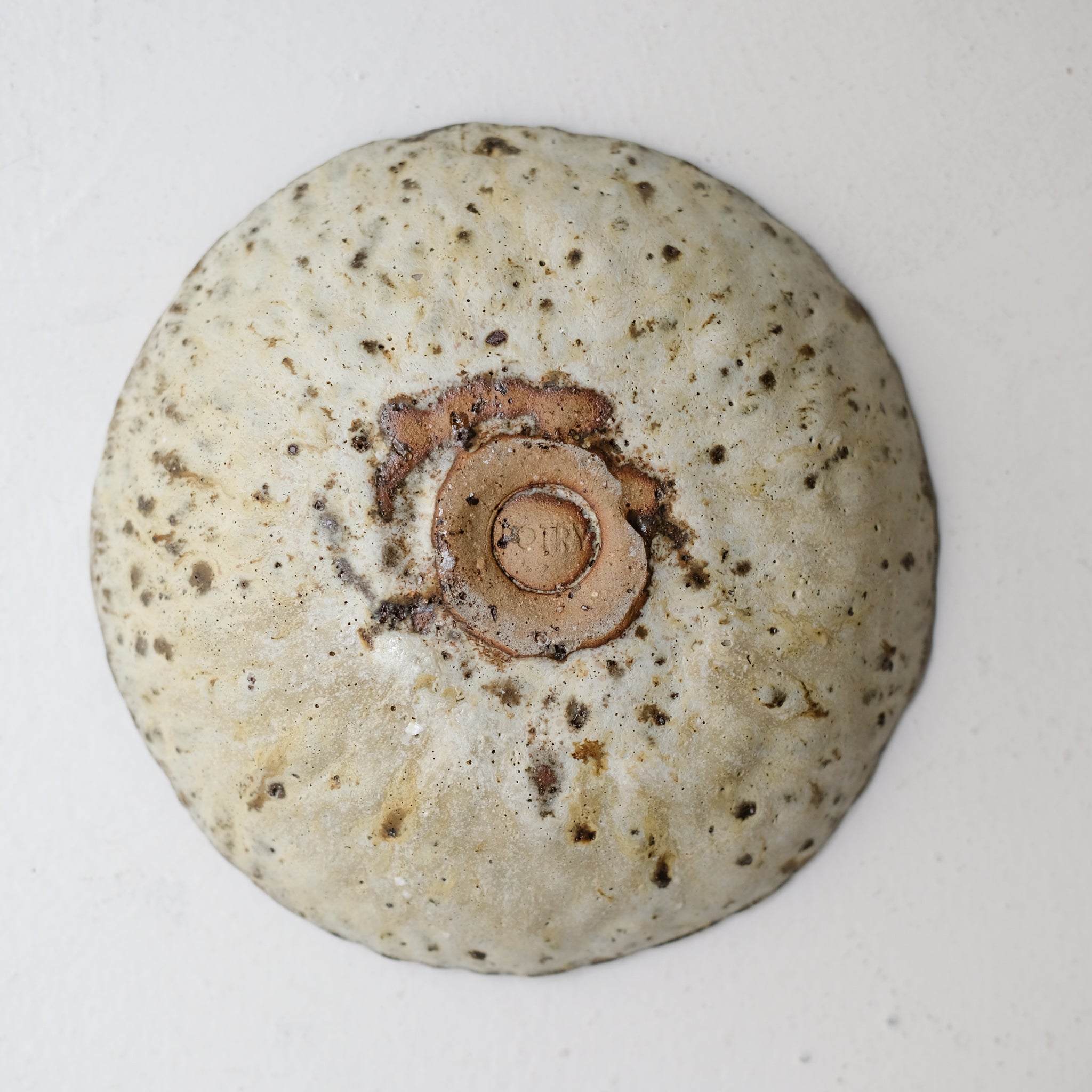 Bol en terre recoltée D 22cm - blanc beige de Potry chez Brutal Ceramics