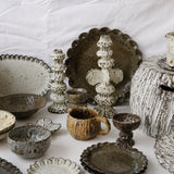 Pichet en terre recoltée cuisson feu 440ml - brun de Potry chez Brutal Ceramics