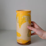 Vase SP26HB01 en faïence rouge H 23cm - Multicolore d'Héloise Bariol chez Brutal Ceramics