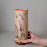 Vase SP26HB02 en faïence rouge H 23cm - Multicolore d'Héloise Bariol chez Brutal Ceramics