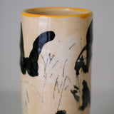 Vase SP26HB03 en faïence rouge H 23cm - Multicolore d'Héloise Bariol chez Brutal Ceramics