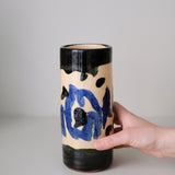 Vase SP26HB05 en faïence rouge H 23cm - Multicolore d'Héloise Bariol chez Brutal Ceramics