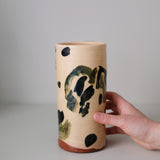 Vase SP26HB07 en faïence rouge H 23cm - Multicolore d'Héloise Bariol chez Brutal Ceramics