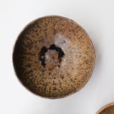 Bol en terre recoltée D 16,5cm - orange brun de Nathalie Reocreux chez Brutal Ceramics