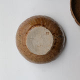 Bol en terre recoltée D 16,5cm - orange brun de Nathalie Reocreux chez Brutal Ceramics