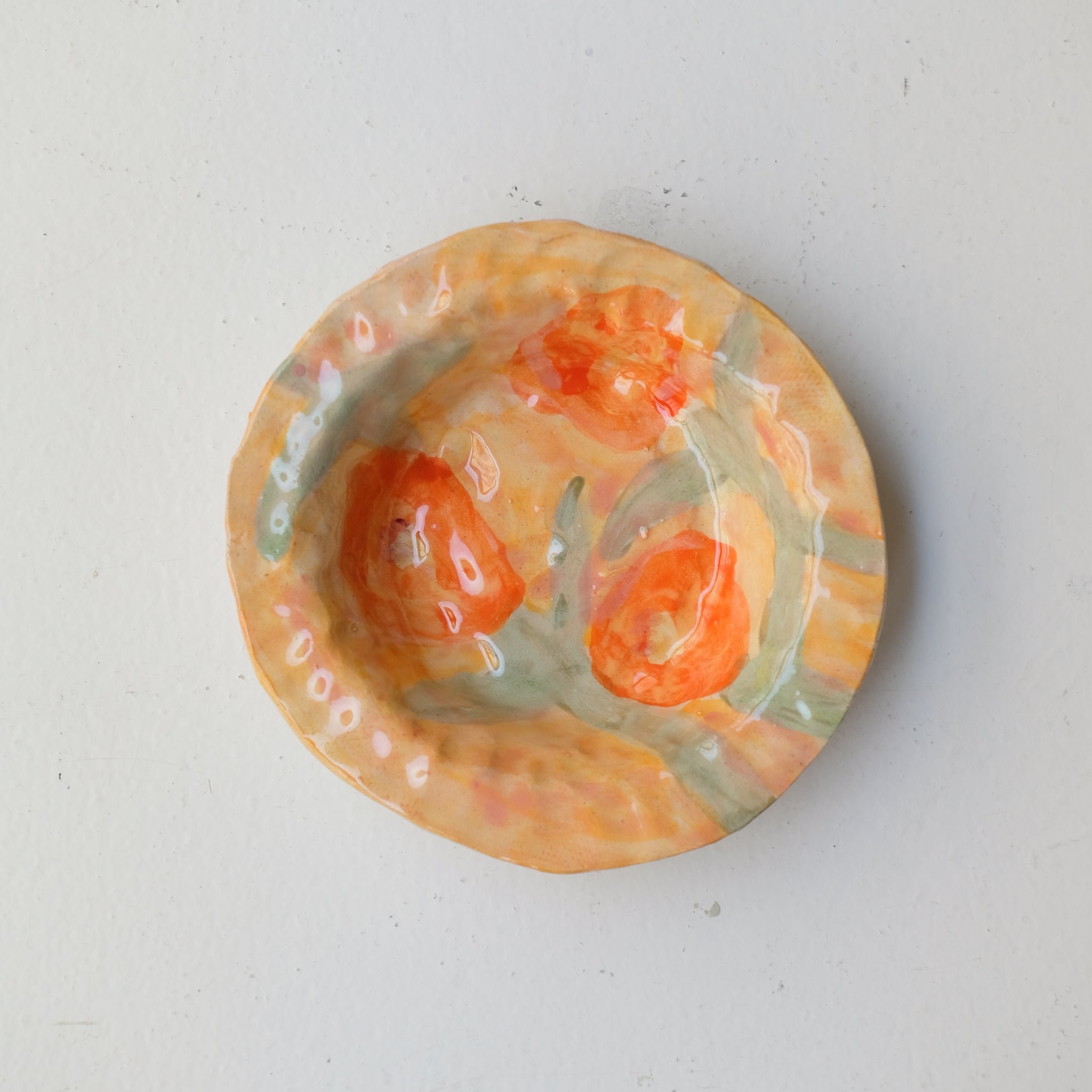 Bol 01 en faïence D 10cm - multicolore de Samantha Kerdine pour Brutal Ceramics
