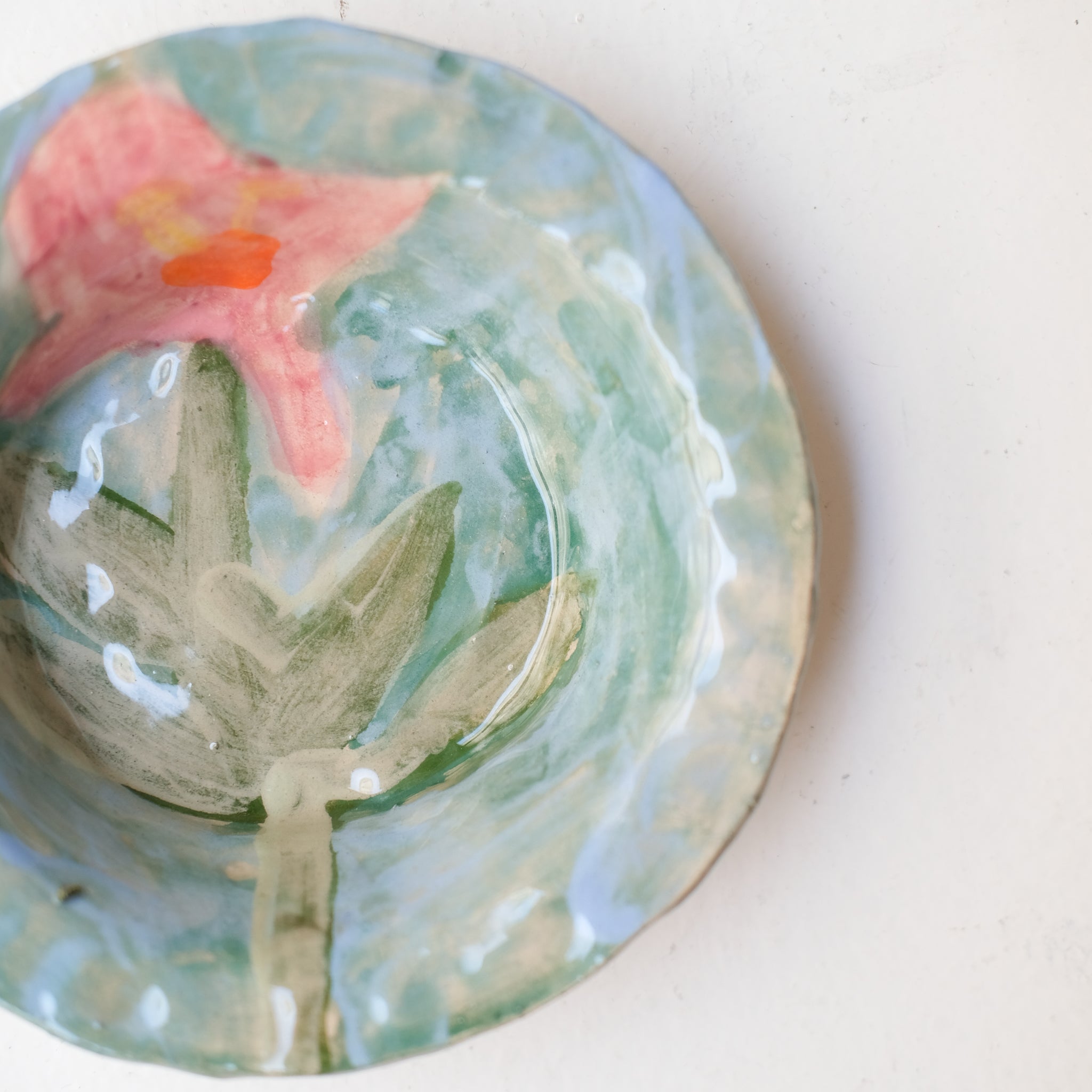 Bol 02 en faïence D 10cm - multicolore de Samantha Kerdine pour Brutal Ceramics
