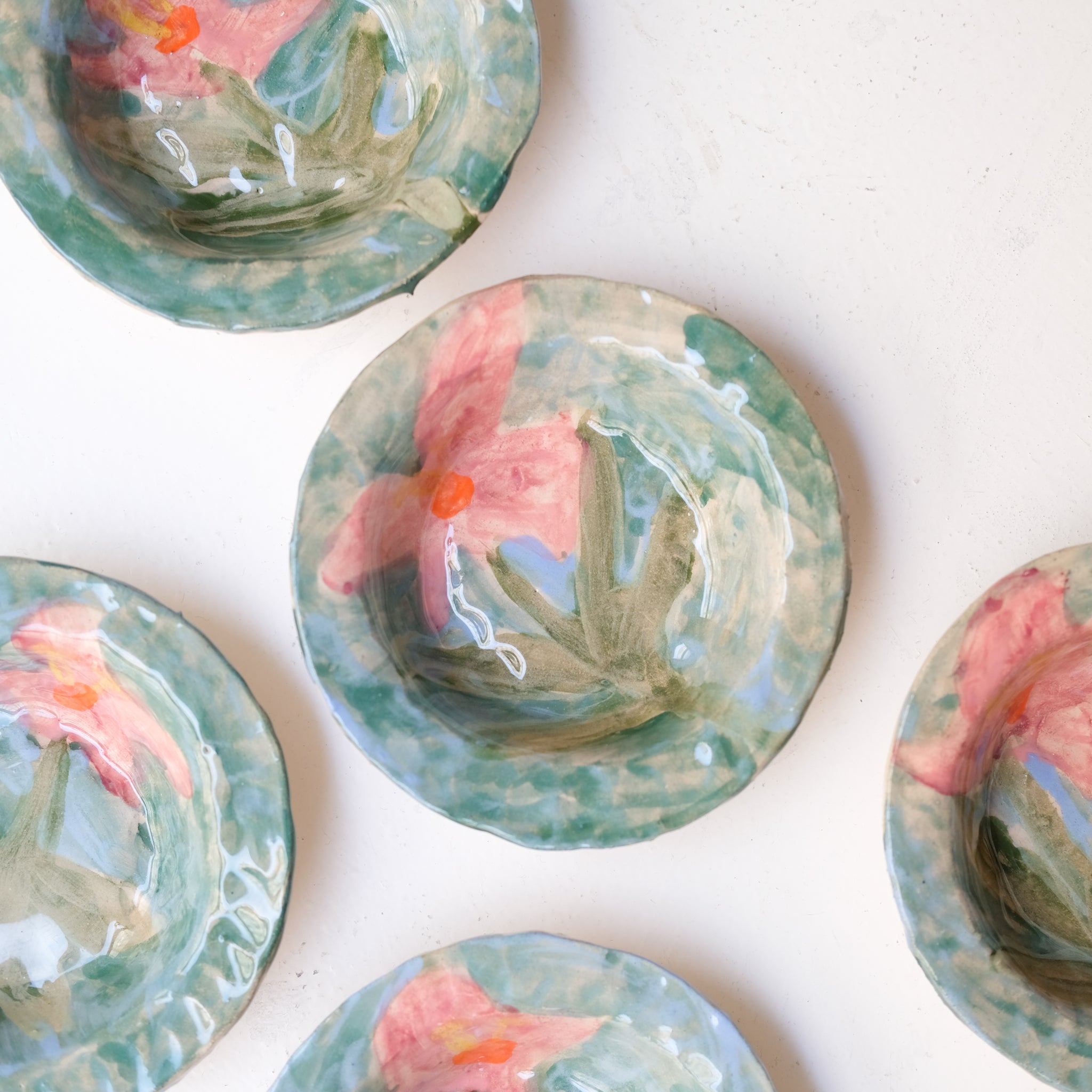 Bol 02 en faïence D 10cm - multicolore de Samantha Kerdine pour Brutal Ceramics