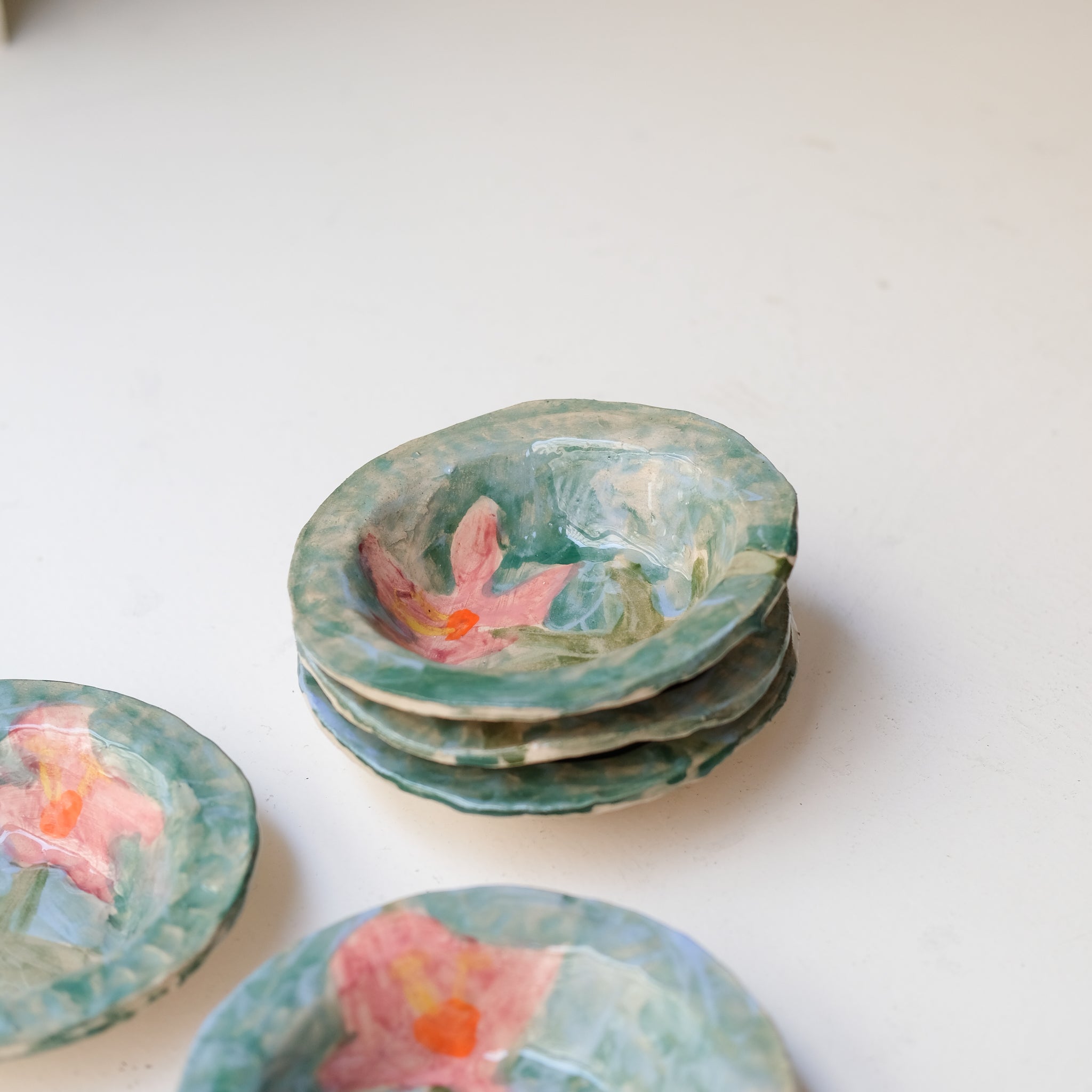 Bol 02 en faïence D 10cm - multicolore de Samantha Kerdine pour Brutal Ceramics