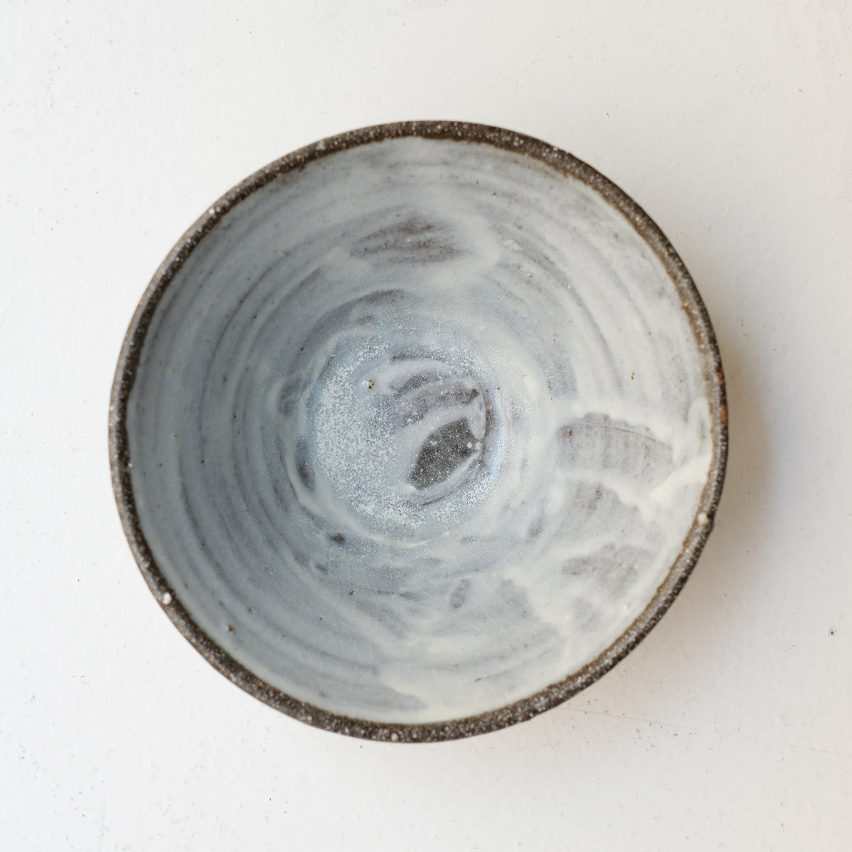 Bol conique D 17cm - Blanc gris satiné par Benoit Audureau chez Brutal Ceramics