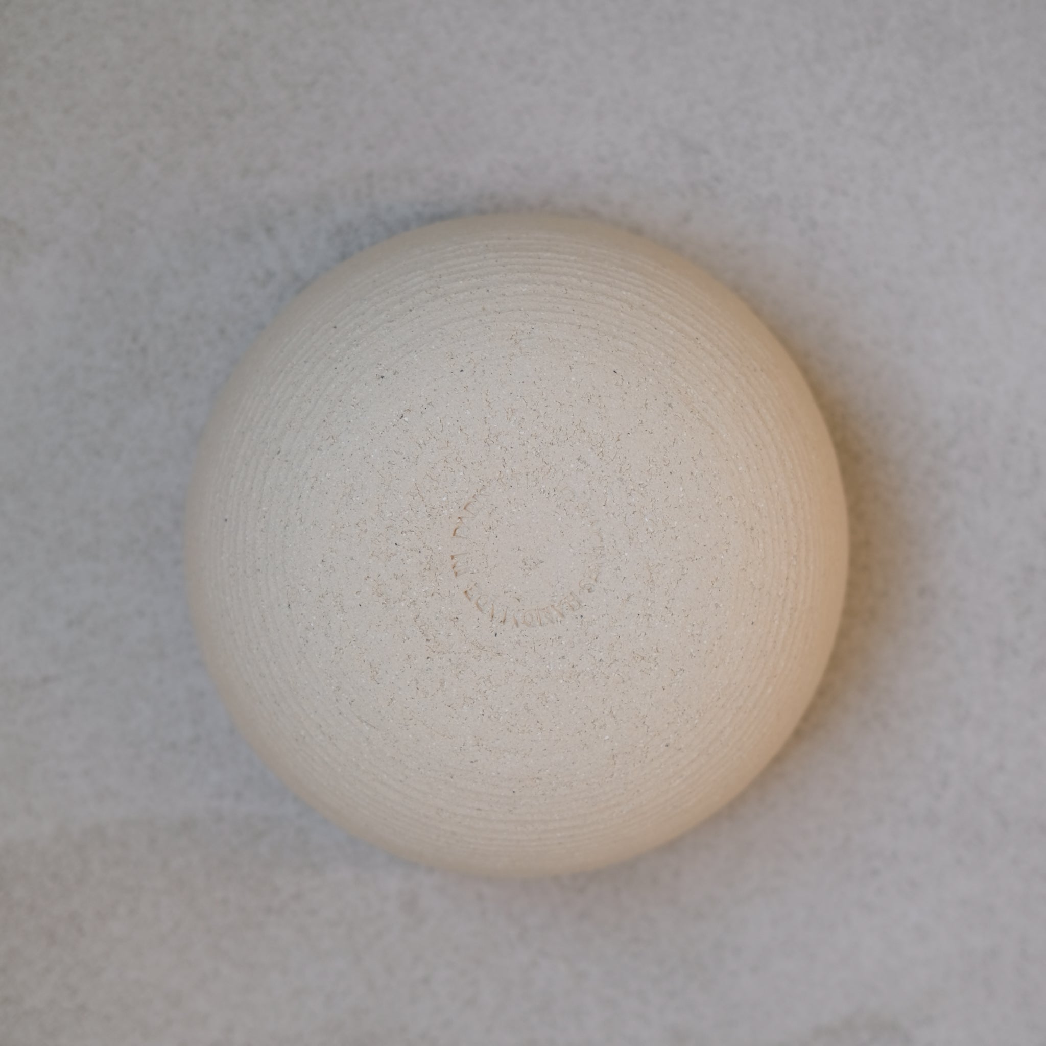 Bol en grès blanc chamotté par Studio Racines chez Brutal Ceramics