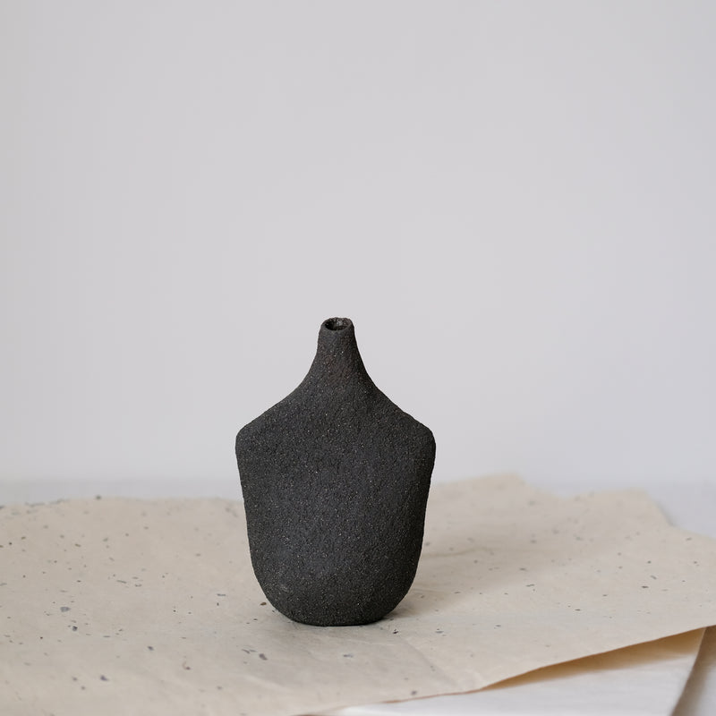 Grand vase Oiseau_06 - Noir par Stéphanie Petit chez Brutal
