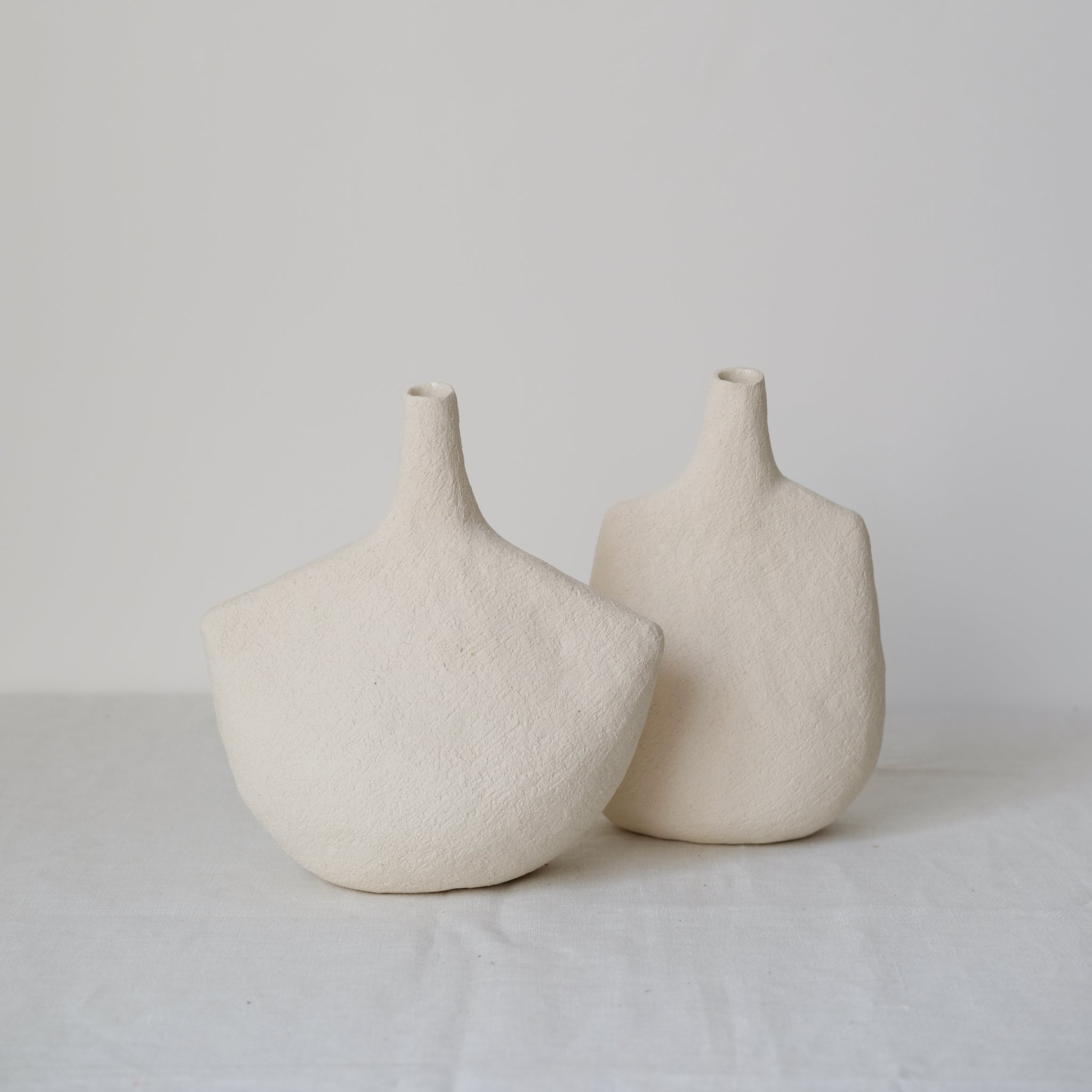 Grand vase Oiseau_04 - Blanc par Stéphanie Petit chez Brutal