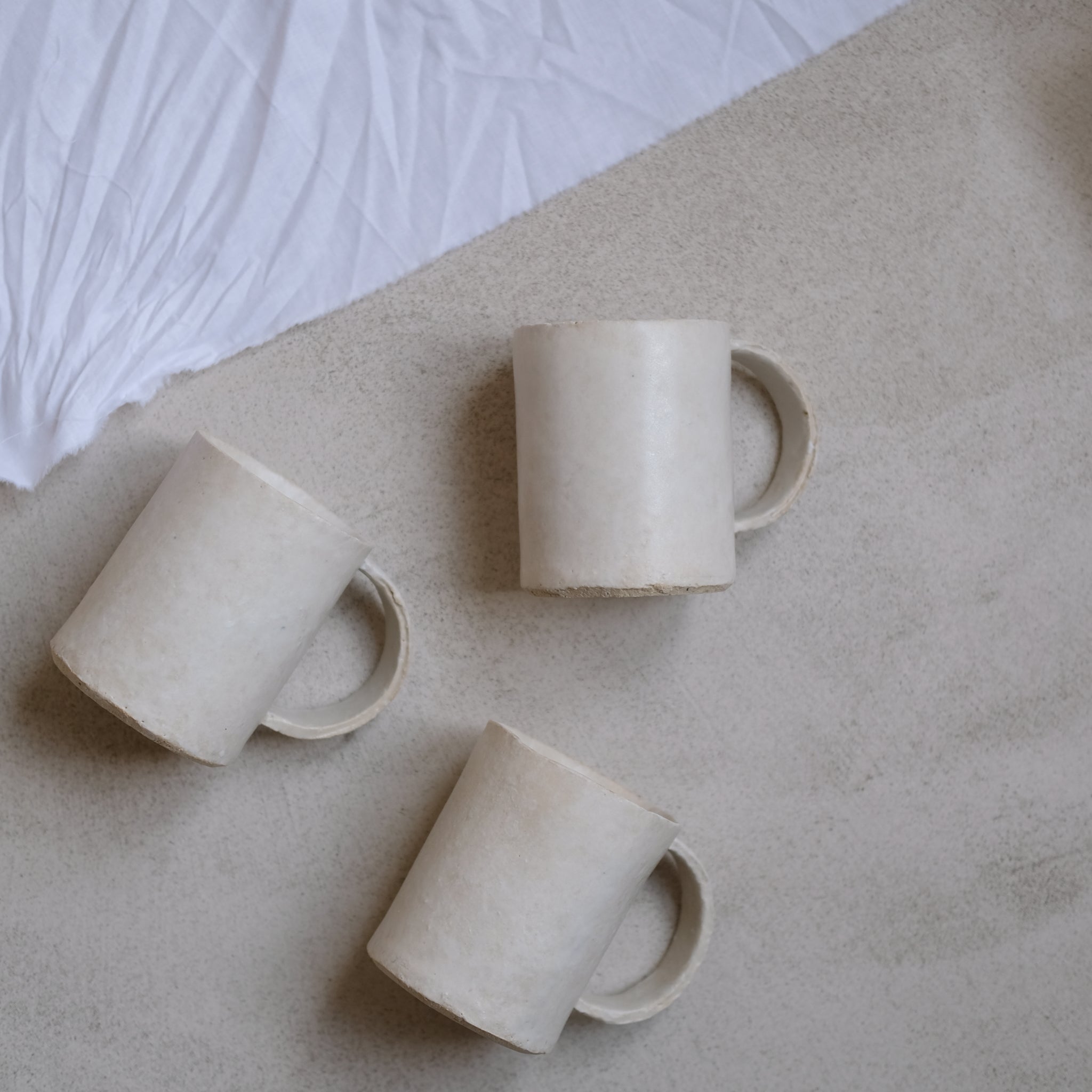 Tasse en grès et porcelaine 220ml - Blanc de Yellow Nose Studio 