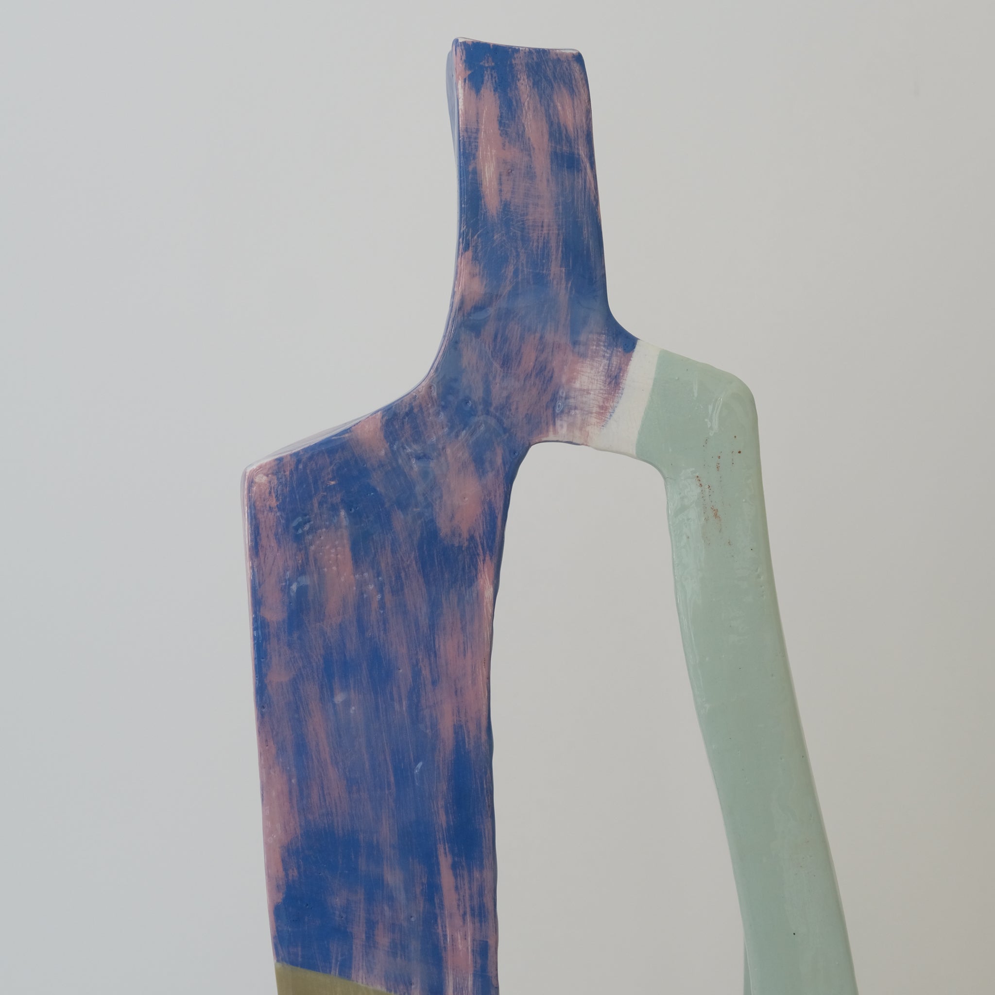 Vase en faïence H 49cm Copenhague par Rosi Mistou pour Brutal Ceramics