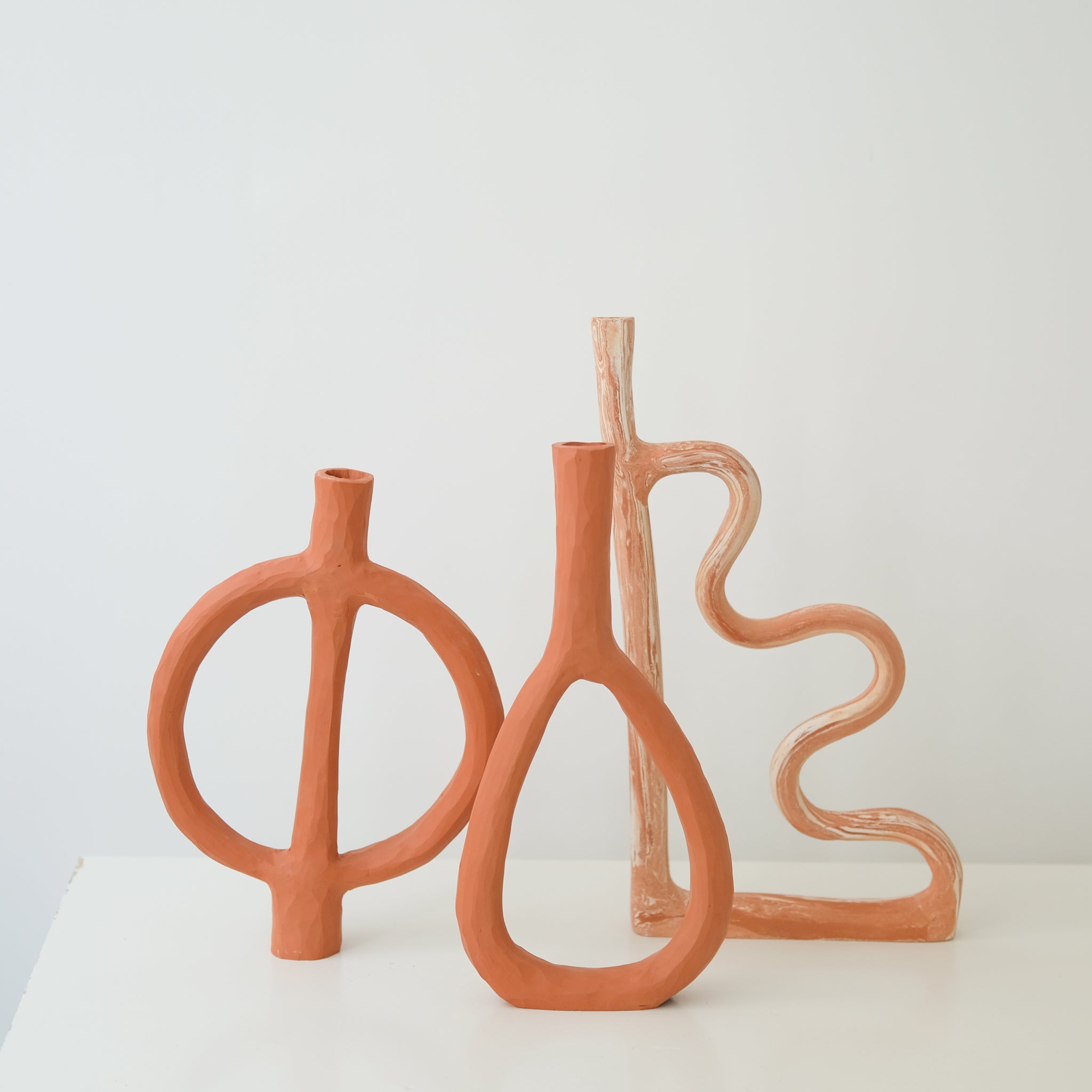 Bougeoir 01  H 31cm par Rosi Mistou pour Brutal Ceramics