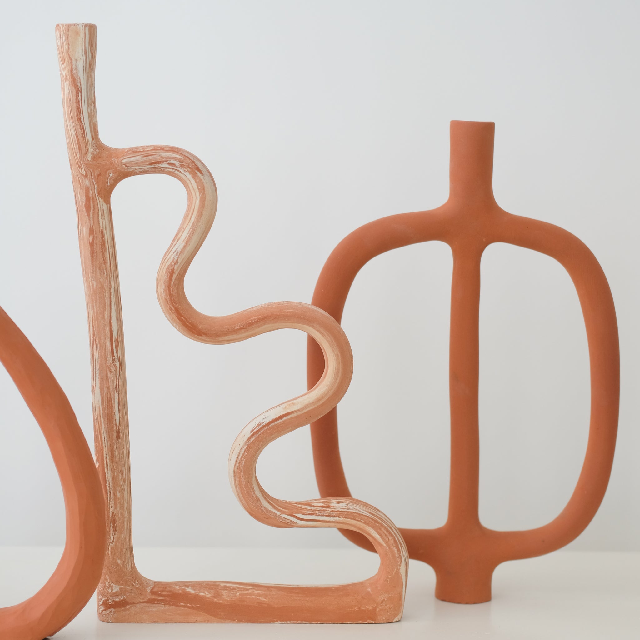 Bougeoir 05 H 40cm par Rosi Mistou pour Brutal Ceramics