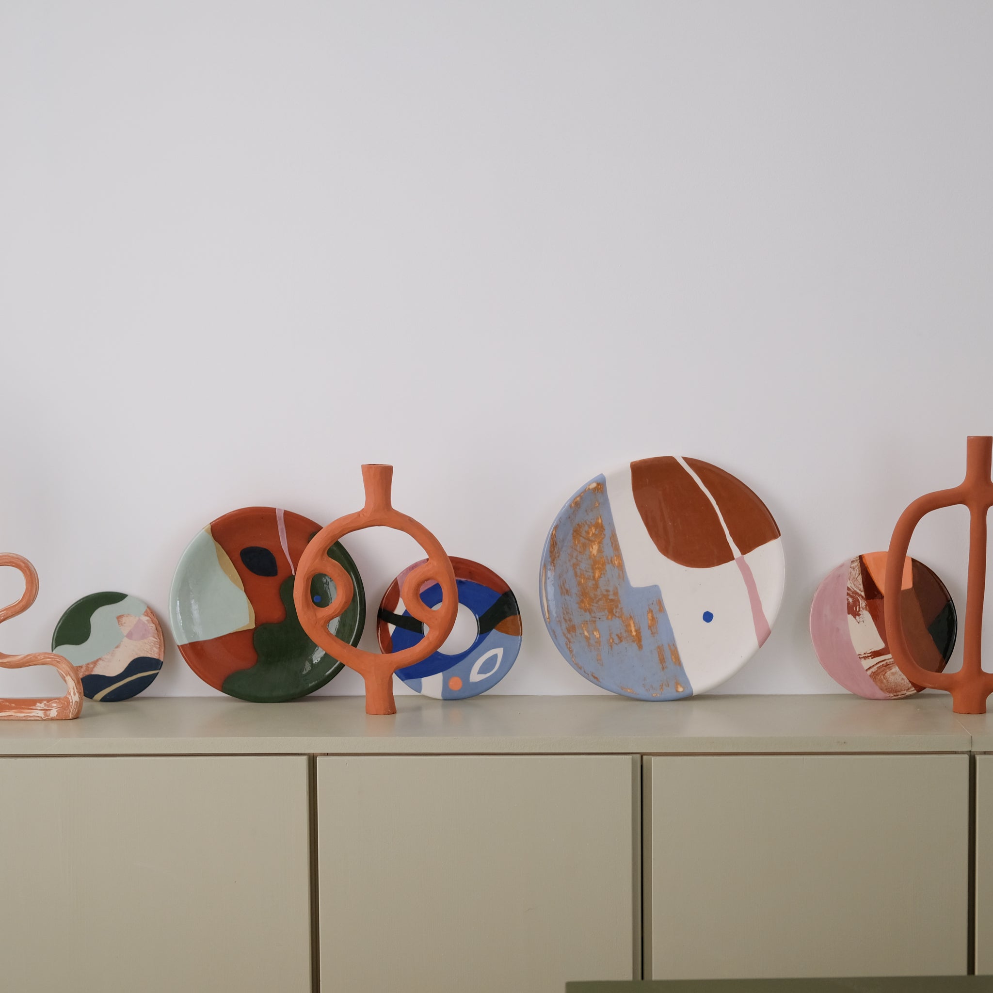 Bougeoir 03 H 32cm par Rosi Mistou pour Brutal Ceramics