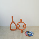 Bougeoir 02 H 34,5cm par Rosi Mistou pour Brutal Ceramics