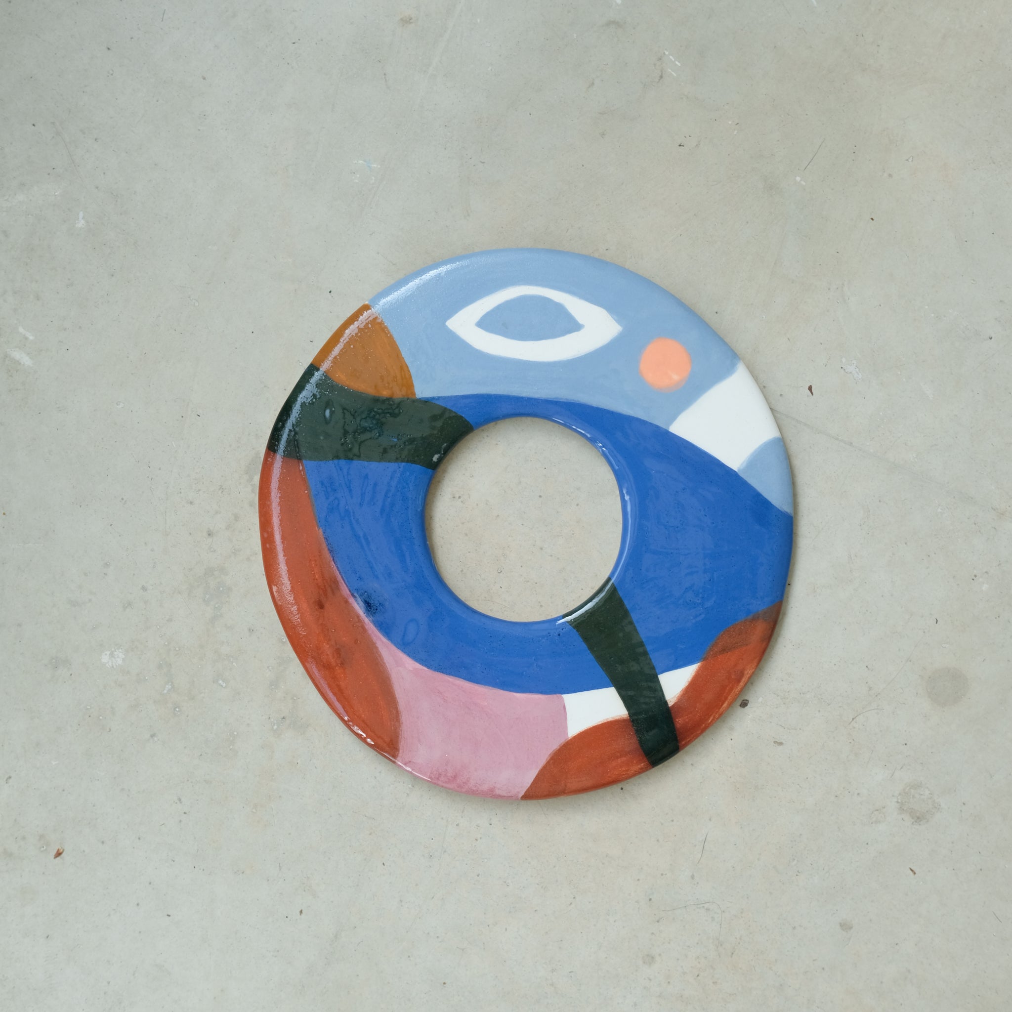Dessous de plat 19,5cm Istanbul par Rosi Mistou pour Brutal Ceramics