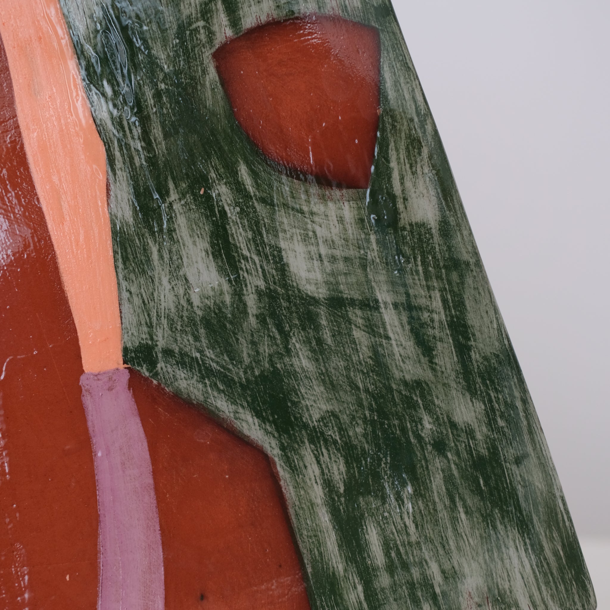 Vase en faïence H 37cm Marrakech par Rosi Mistou pour Brutal Ceramics