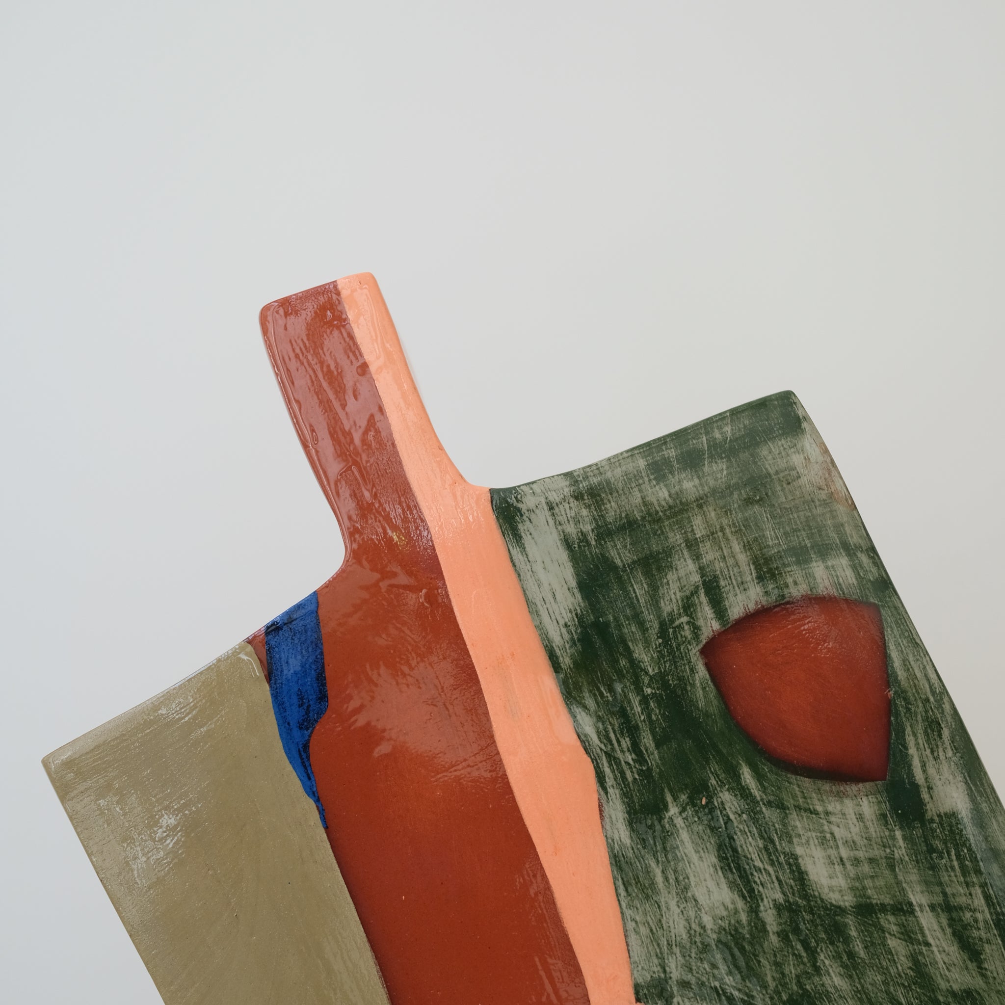 Vase en faïence H 37cm Marrakech par Rosi Mistou pour Brutal Ceramics