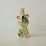 Vase en faïence H 25cm de Samantha Kerdine pour Brutal Ceramics