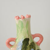 Vase en faïence H 25cm de Samantha Kerdine pour Brutal Ceramics