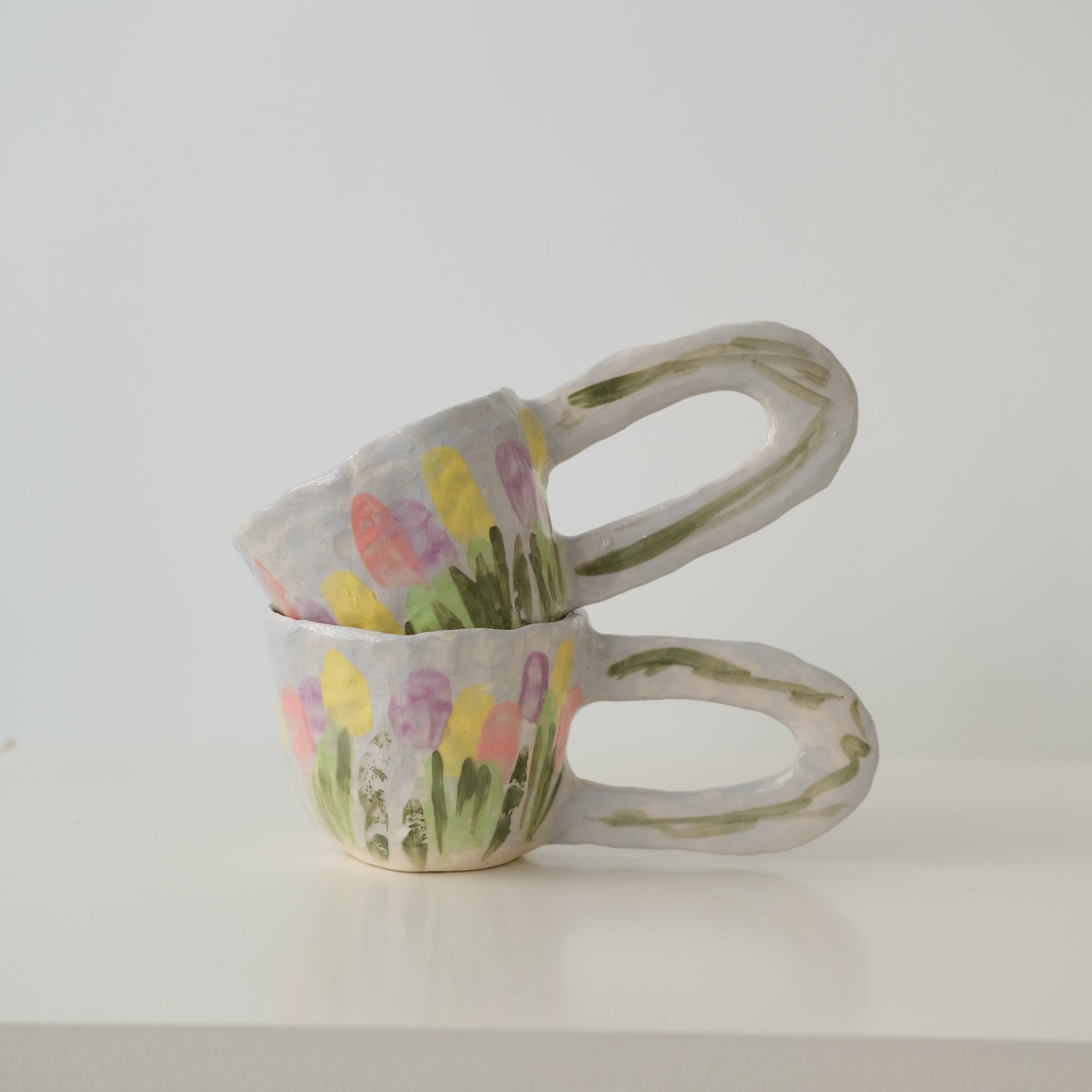 Tasse en faïence H 18cm paysage de Samantha Kerdine pour Brutal 