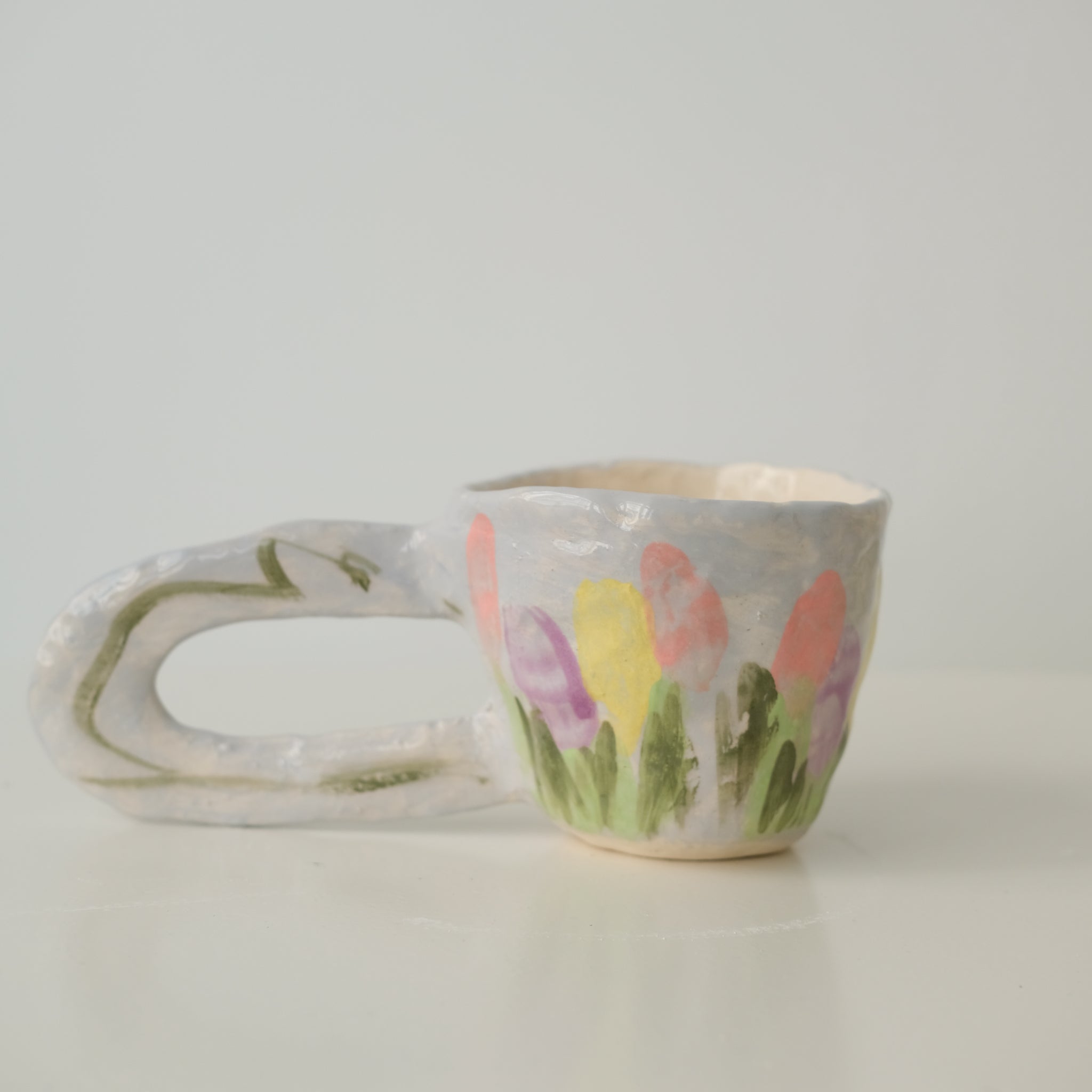 Tasse en faïence H 18cm paysage de Samantha Kerdine pour Brutal 