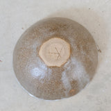 Bol en grès roux D 11,5cm(l) - blanc/brun de Cups cups cups chez Brutal Ceramics
