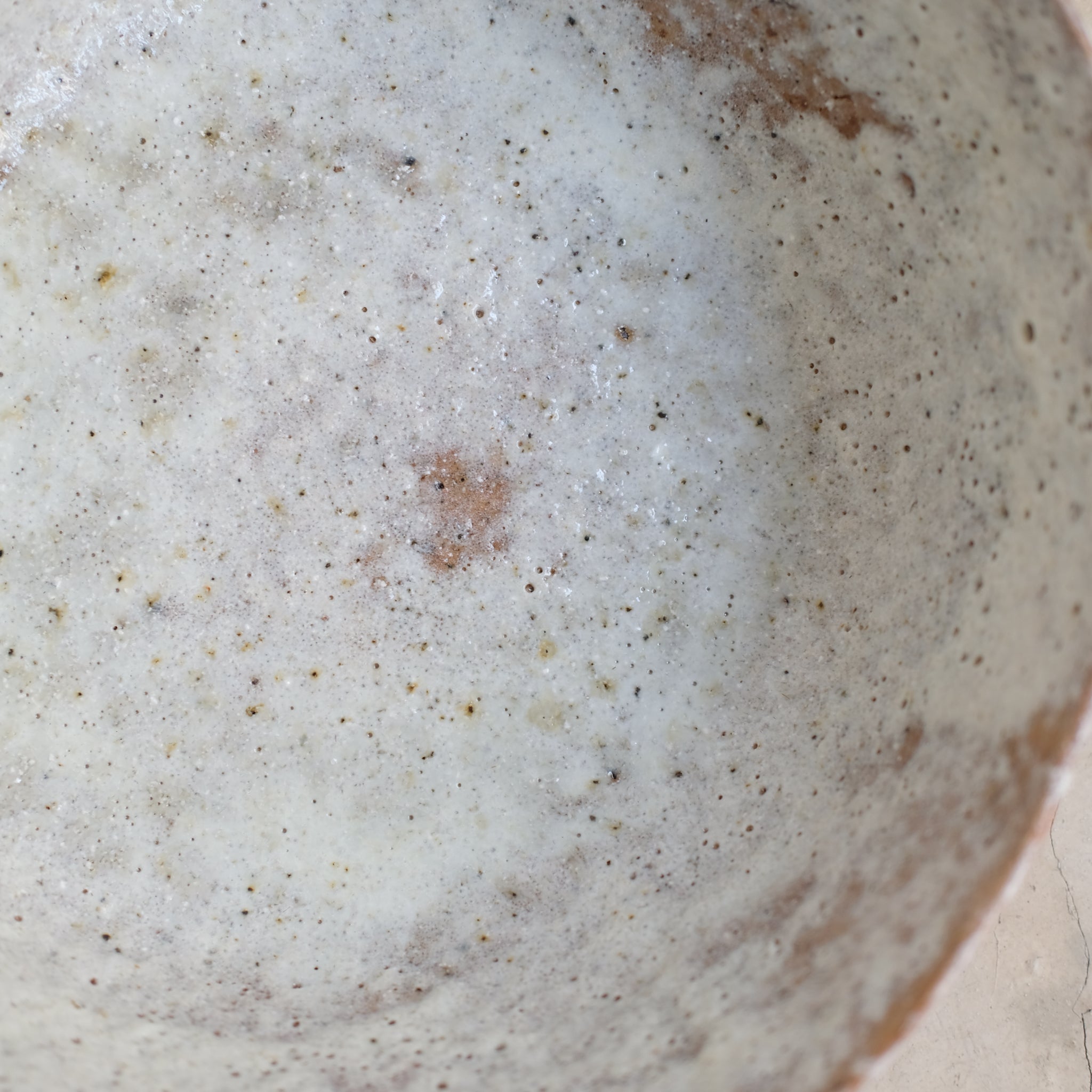 Saladier en terre glanée D 33cm- Blanc satiné par Potry pour Brutal