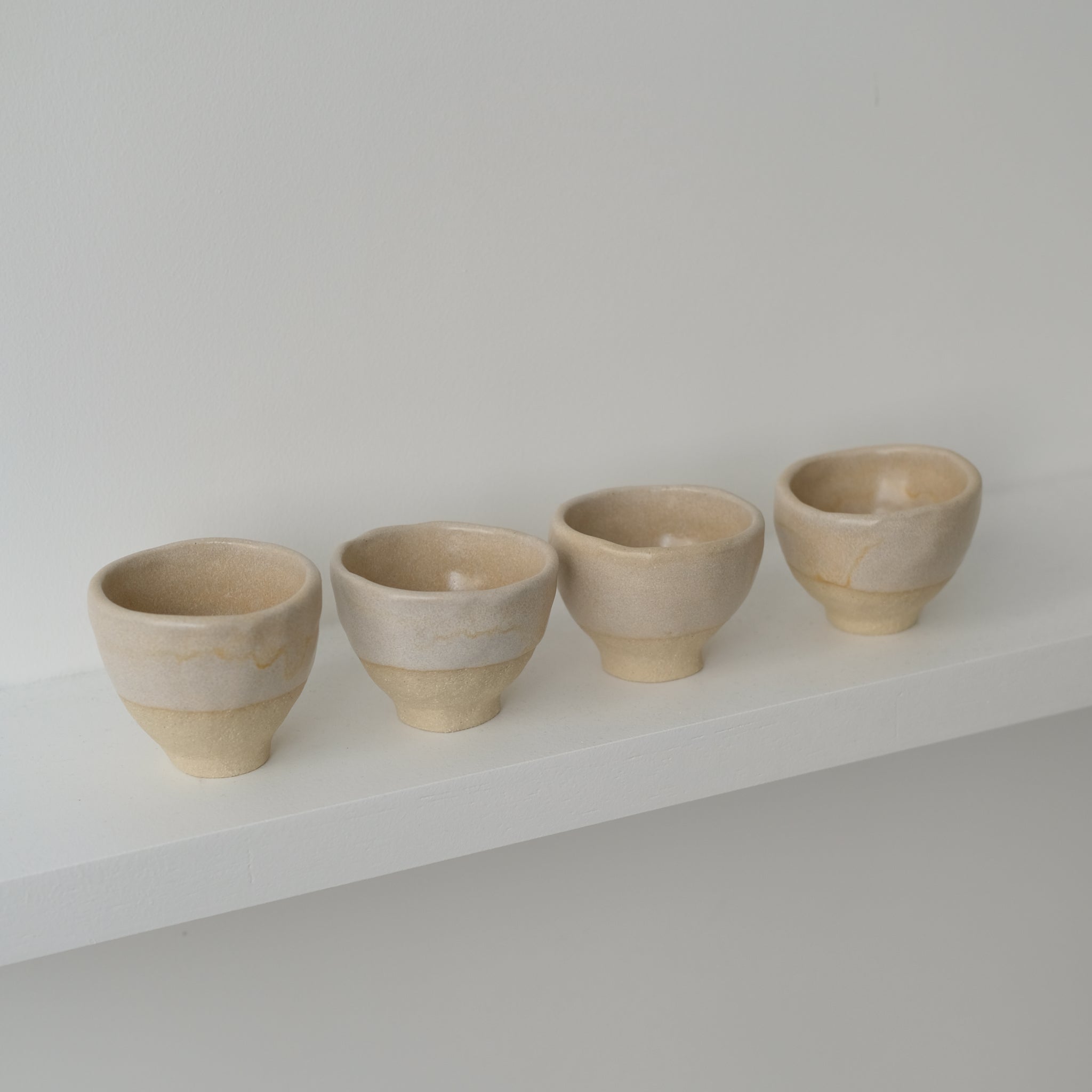 Tasse chouchou 80ml rosé par la céramiste Hélène Maury chez Brutal Ceramics