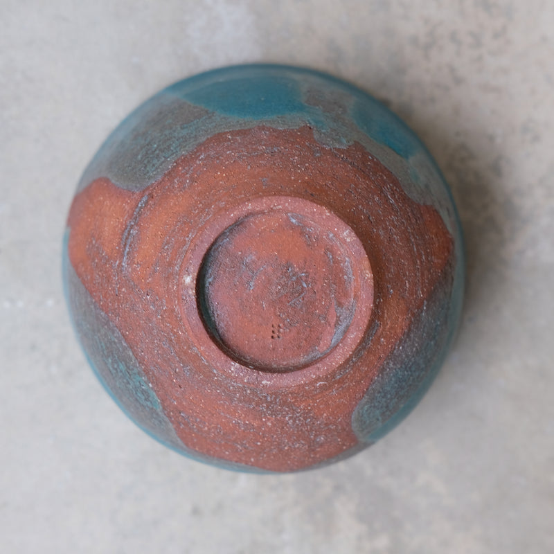 Bol en grès D13cm - bleu d'Aya Ogawa chez Brutal Ceramics