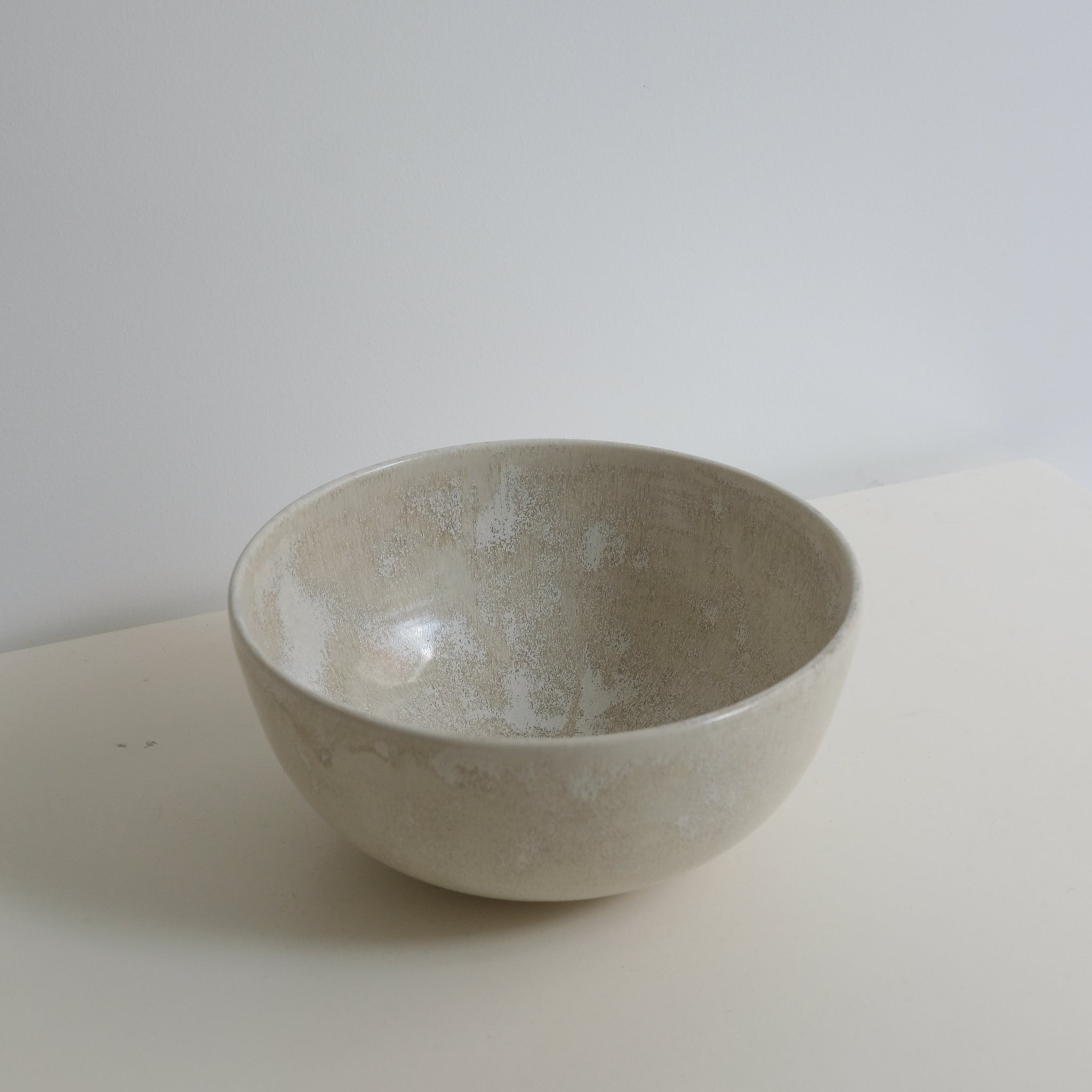 Saladier D 20cm - Blanc givré d'Origine Ceramique chez Brutal Ceramics