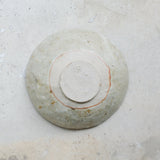 Assiette creuse grès récolté D16,5cm - blanc de Nathalie Reocreux chez Brutal Ceramics