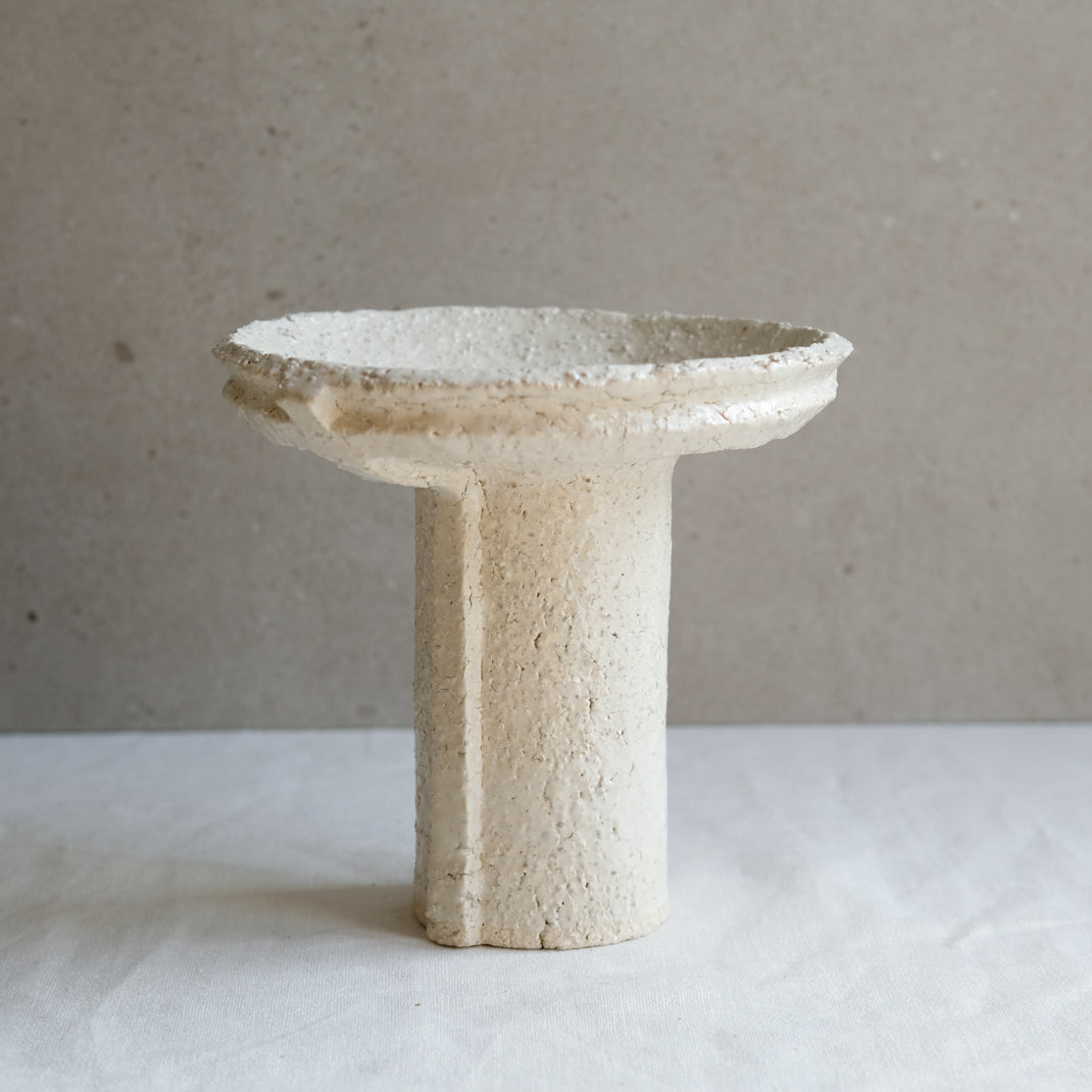 Coupe en grès - Blanc