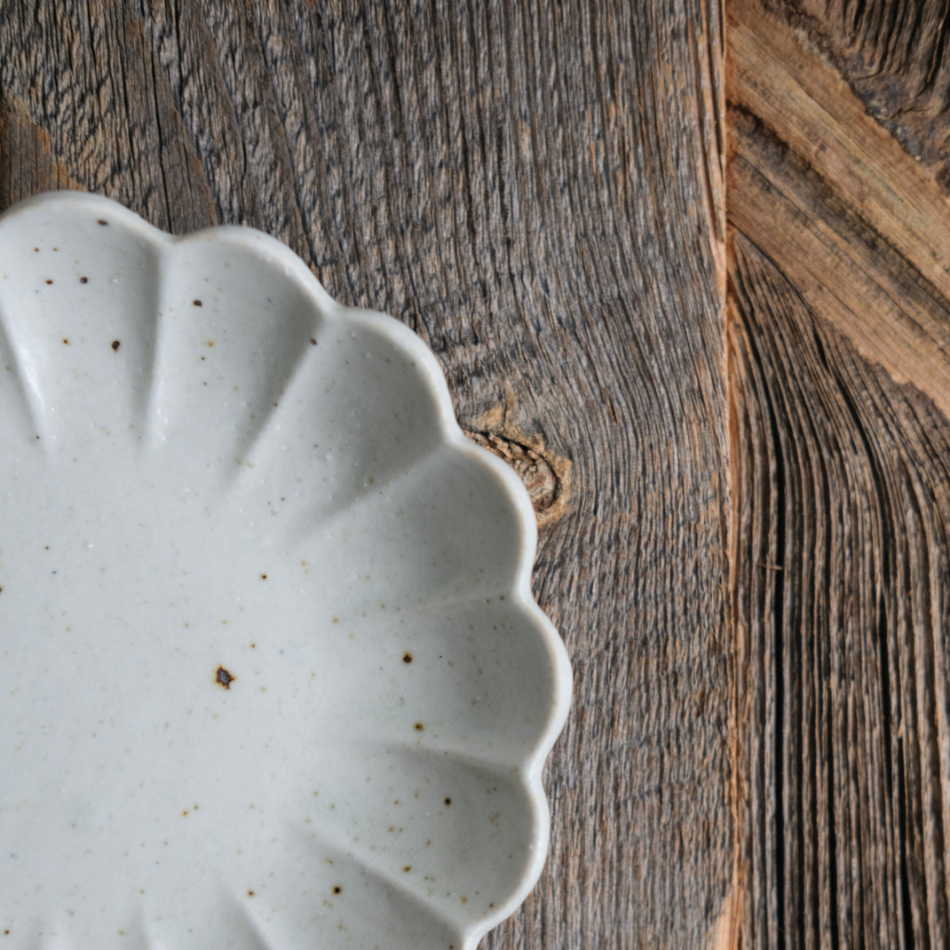 Stoneware plate D 11.5cm - beige