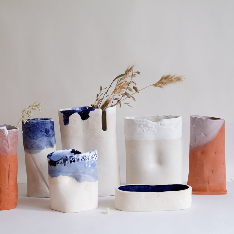 Vase Omata_04 par Emmanuelle Roule chez Brutal Ceramics