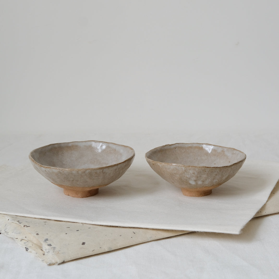 Coupelle en grès roux chamotté par Judith Lasry chez Brutal Ceramics